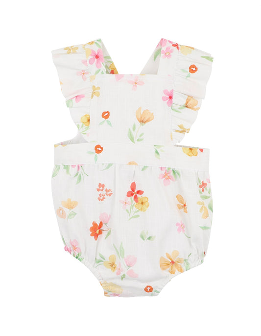 Fox & Finch / Grow Songbird Ditsy Overalls
