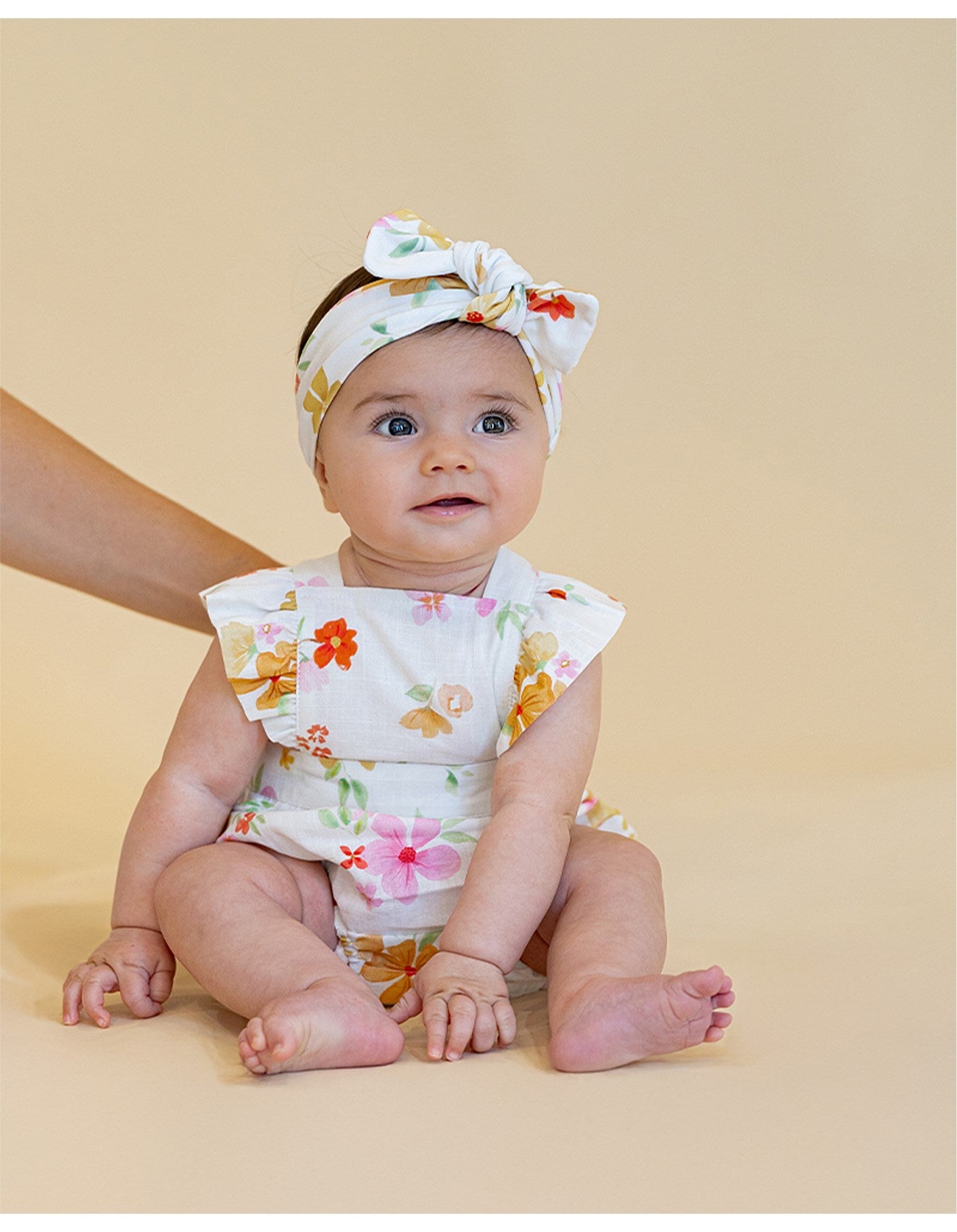 Fox & Finch / Grow Songbird Ditsy Overalls