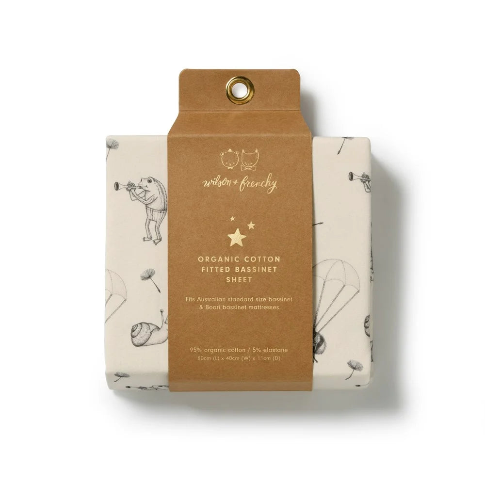 Wilson & Frenchy / Whispering Willows Organic Bassinet Sheet