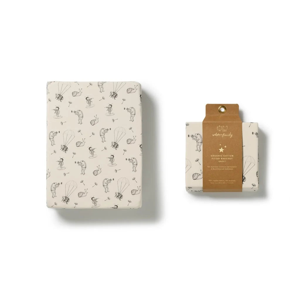 Wilson & Frenchy / Whispering Willows Organic Bassinet Sheet