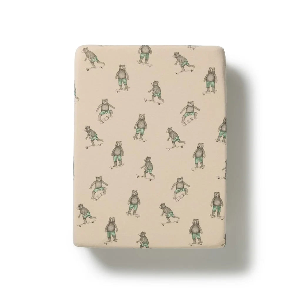 Wilson & Frenchy / Skater Club Organic Bassinet Sheet