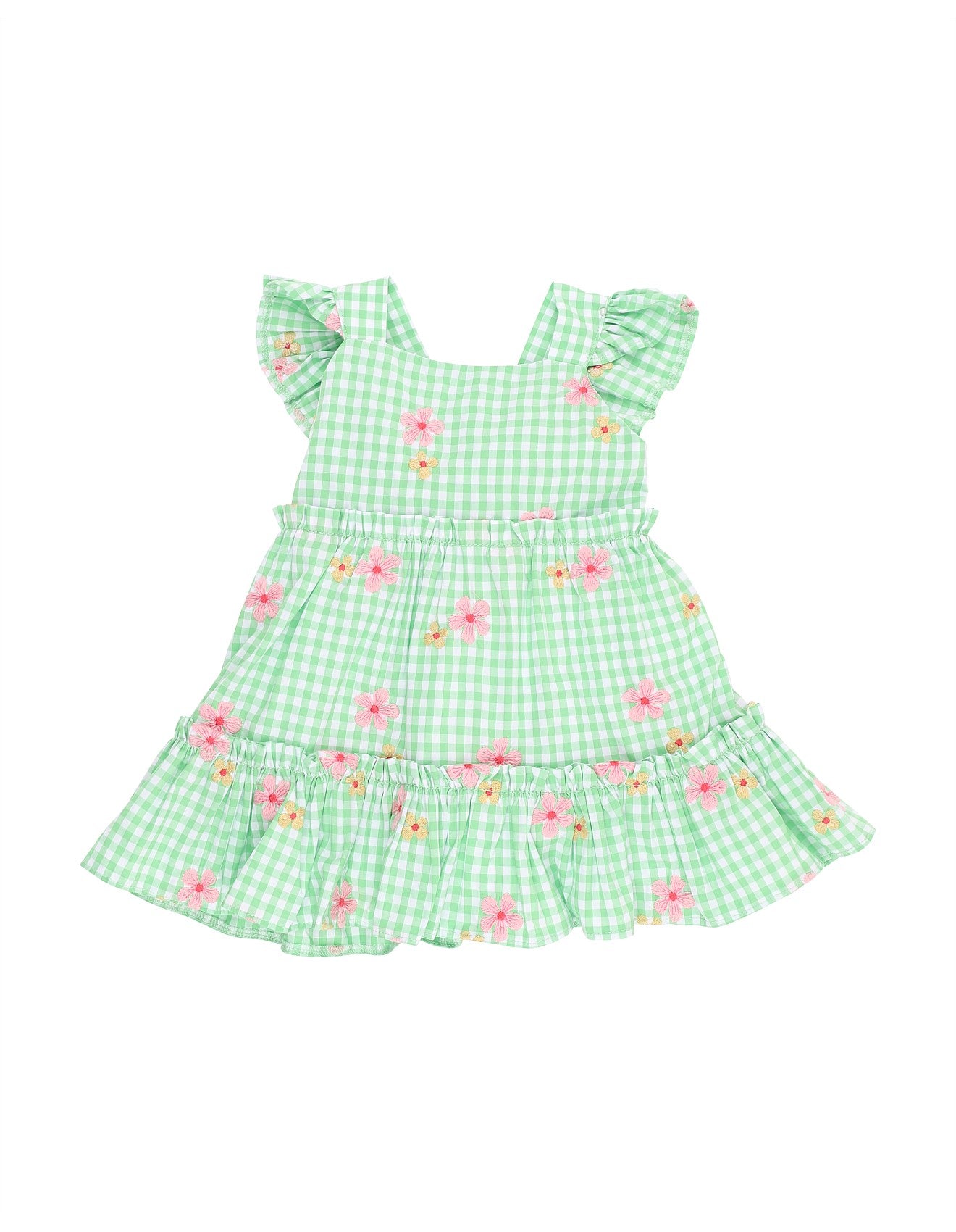 Fox & Finch / Grow Wild Embroidered Check Dress