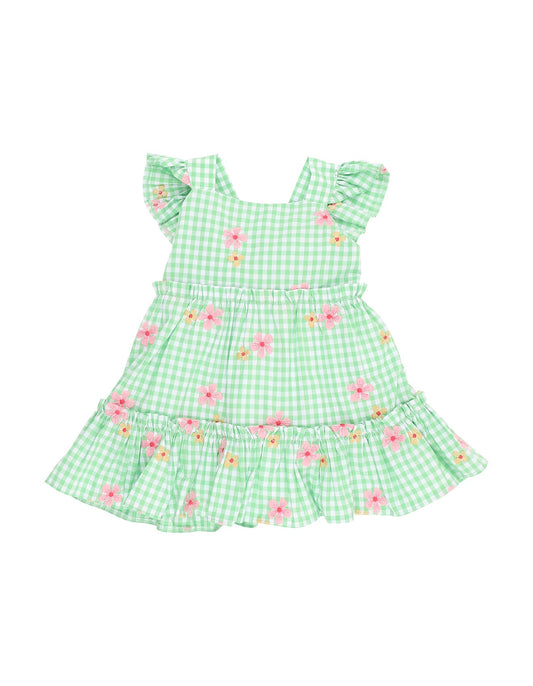 Fox & Finch / Grow Wild Embroidered Check Dress