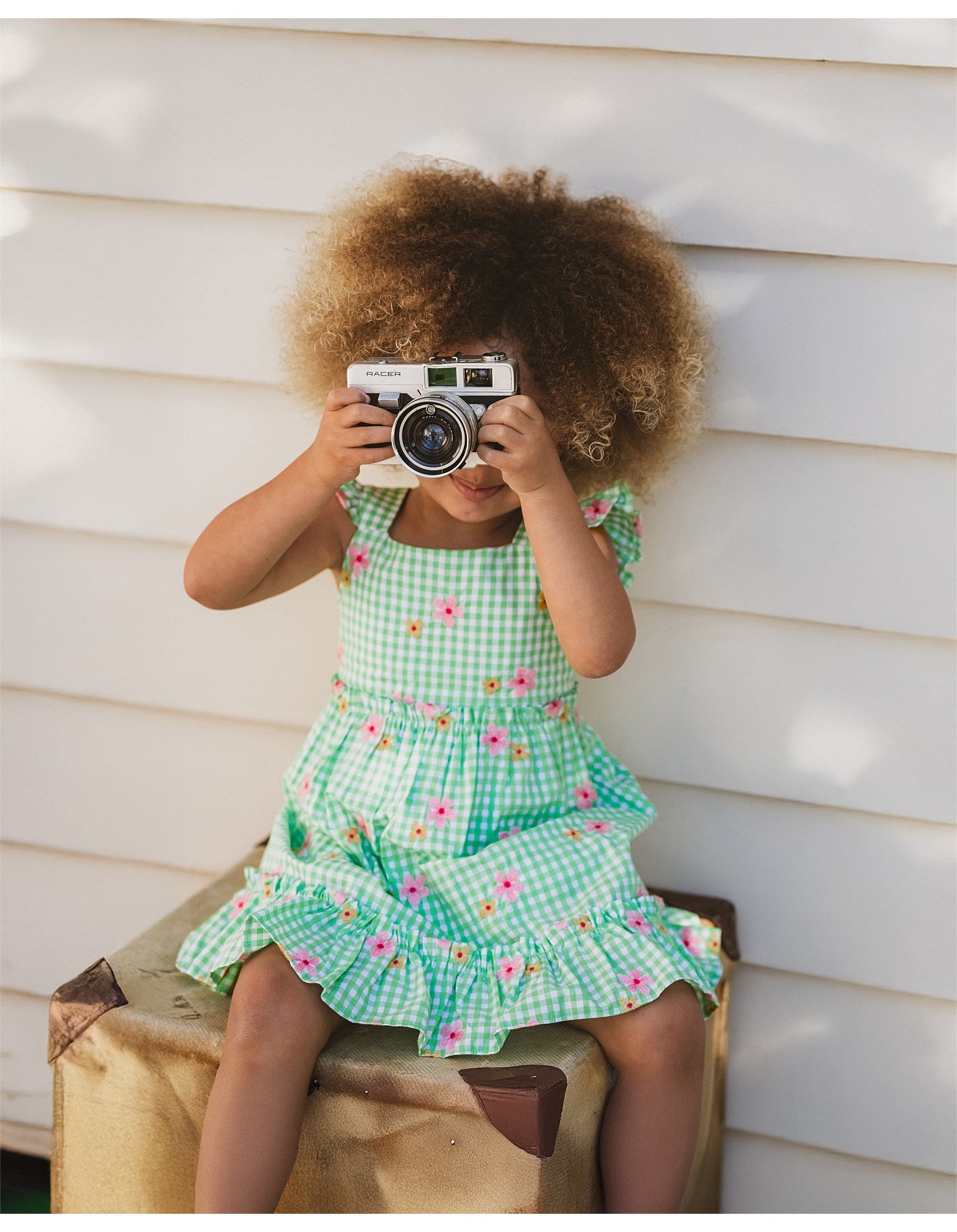 Fox & Finch / Grow Wild Embroidered Check Dress