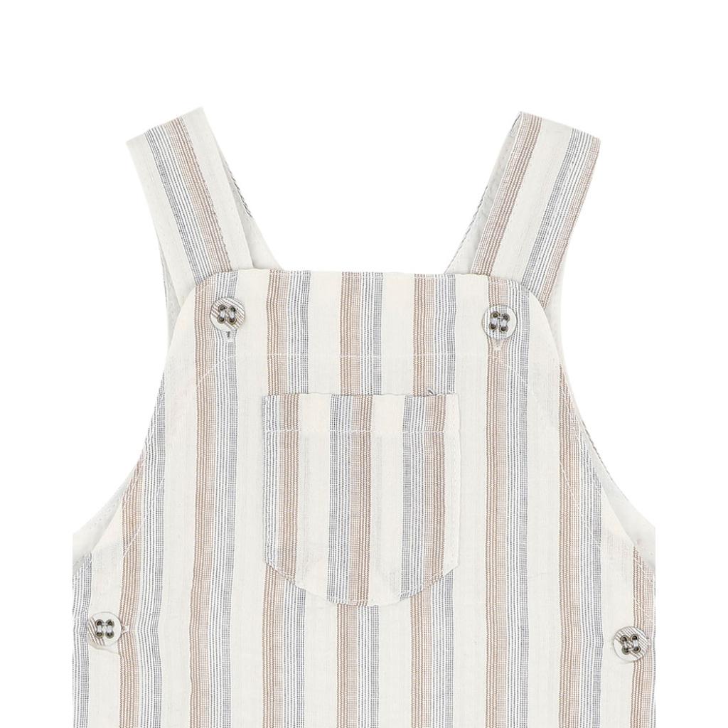 Fox & Finch / Abstract Oasis Stripe Overalls