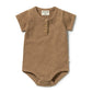 Wilson & Frenchy / Ginger Snap Organic Knitted Pointelle Bodysuit