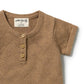 Wilson & Frenchy / Ginger Snap Organic Knitted Pointelle Bodysuit