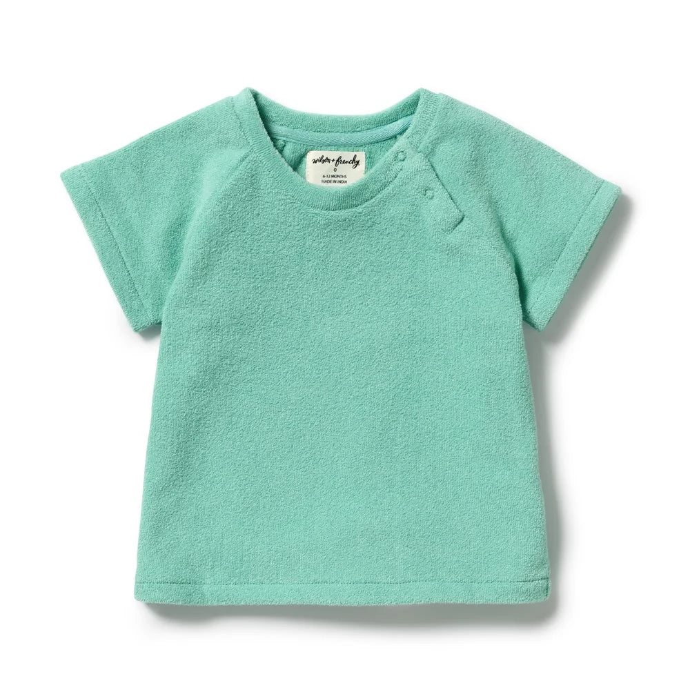 Wilson & Frenchy / Seafoam Organic Terry Tee