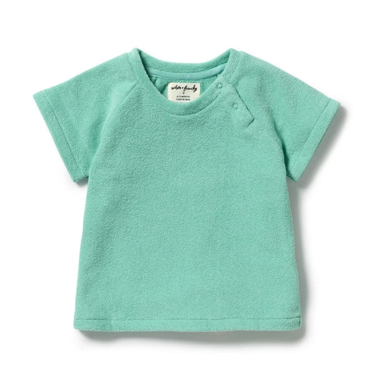 Wilson & Frenchy / Seafoam Organic Terry Tee