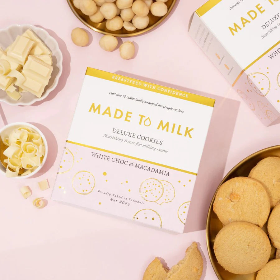Made To Milk / White Chocolate and Macadamia Cookies