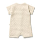Wilson & Frenchy / Milk Cloud Organic Knitted Chevron Growsuit