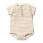 Wilson & Frenchy / Milk Cloud Organic Knitted Chevron Bodysuit