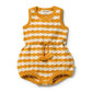 Wilson & Frenchy / Marmalade Organic Knitted Chevron Bodysuit