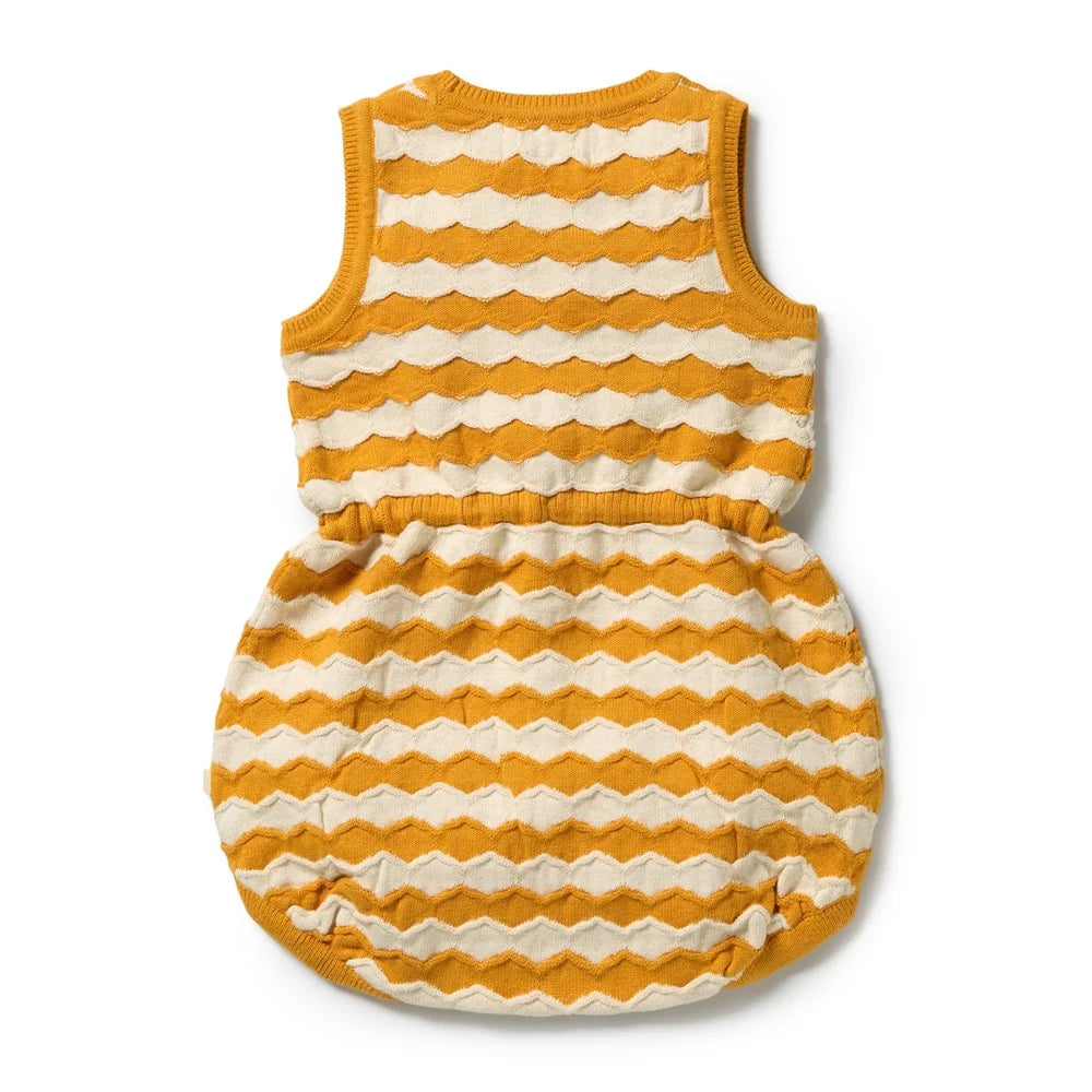 Wilson & Frenchy / Marmalade Organic Knitted Chevron Bodysuit