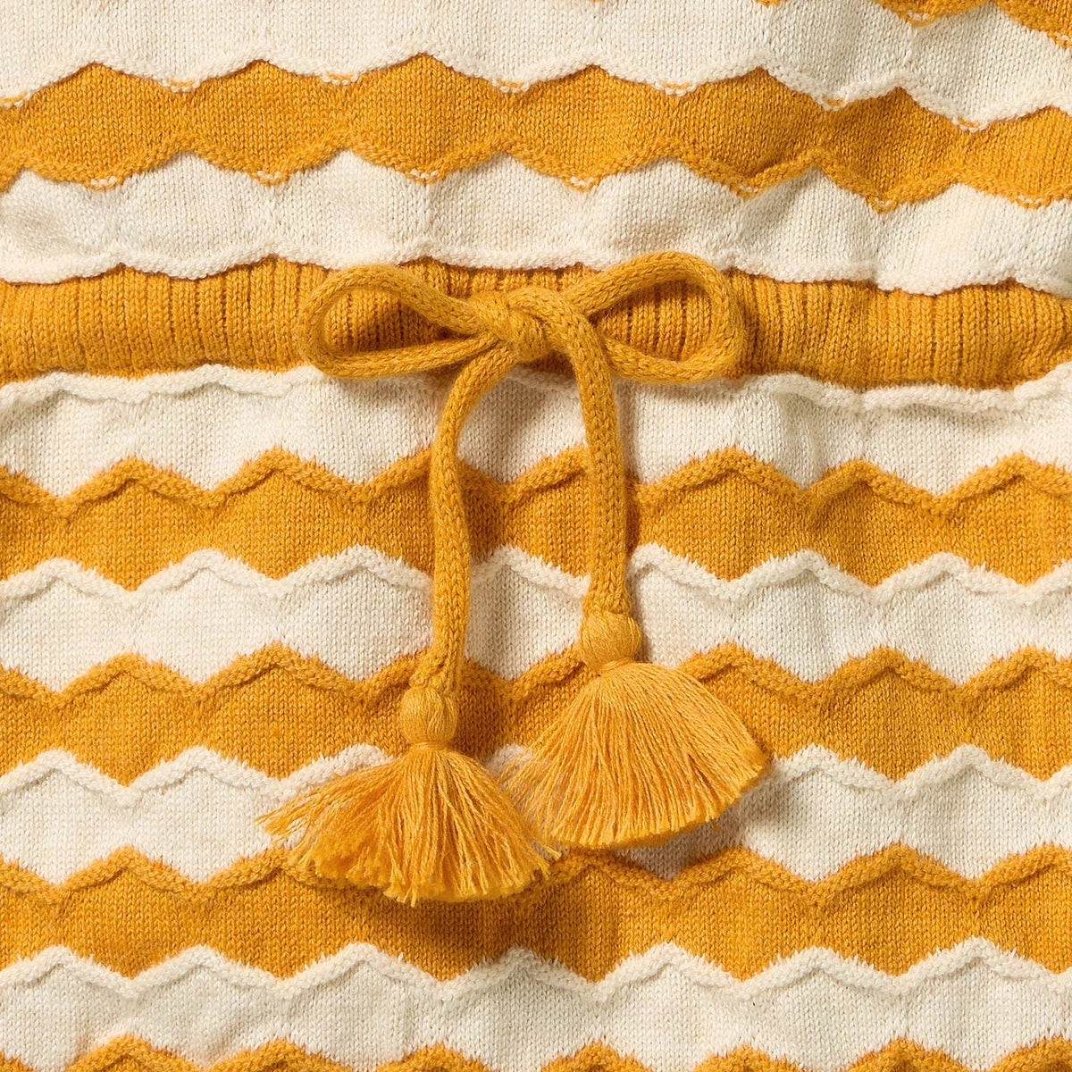 Wilson & Frenchy / Marmalade Organic Knitted Chevron Bodysuit