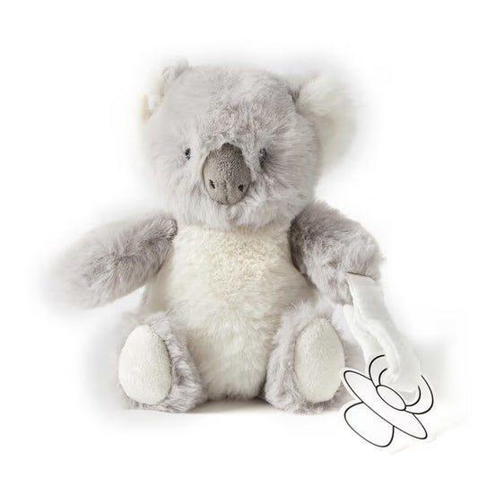 Kara Koala Plush with Dummy Clip - Jiggle & Giggle