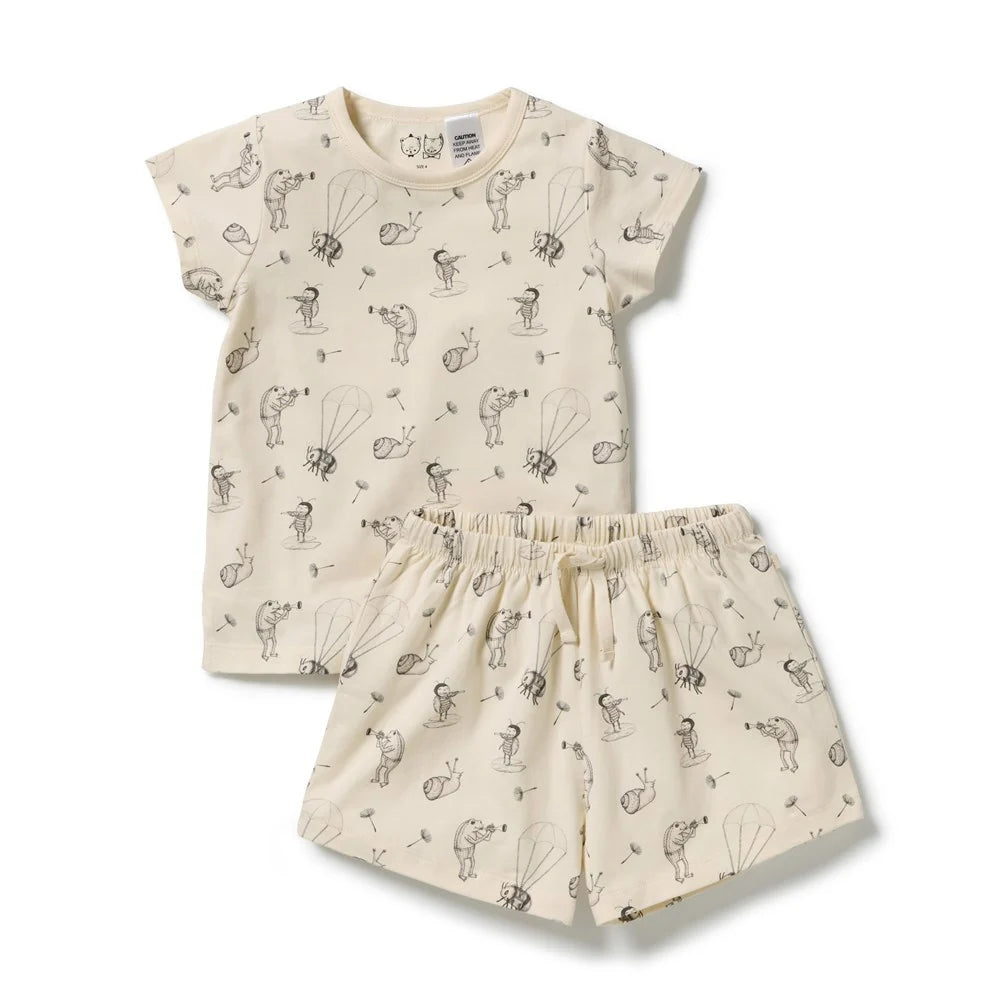Wilson & Frenchy / Whispering Willows Organic Short Sleeved Pyjamas