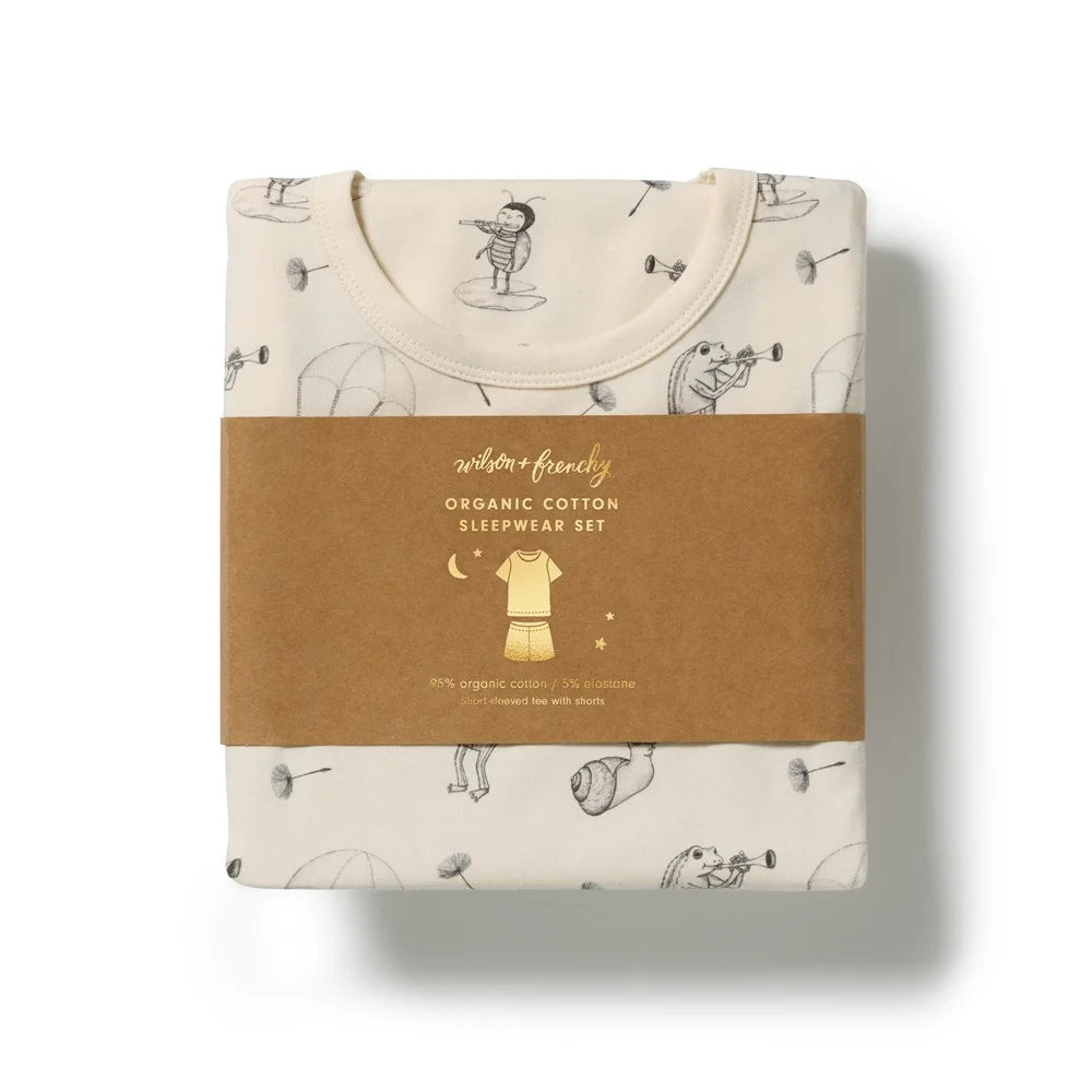 Wilson & Frenchy / Whispering Willows Organic Short Sleeved Pyjamas
