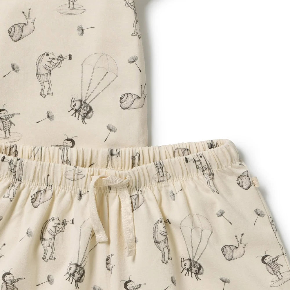 Wilson & Frenchy / Whispering Willows Organic Short Sleeved Pyjamas