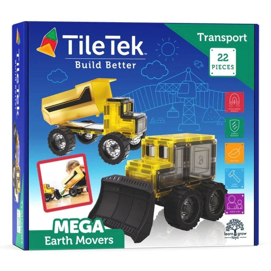 TileTek - Mega Earth Movers 22 Piece