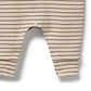 Wilson & Frenchy / Nutmeg Stripe Organic Waffle Overall