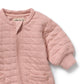 Wilson & Frenchy / Rose Organic Quilted Growsuit