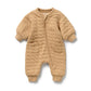 Wilson & Frenchy / Honey Fawn Organic Quilted Growsuit