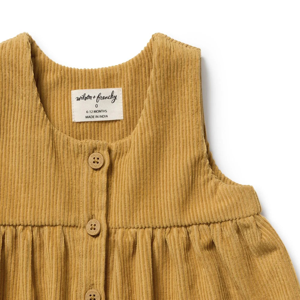 Wilson & Frenchy / Amber Glow Organic Cord Dress