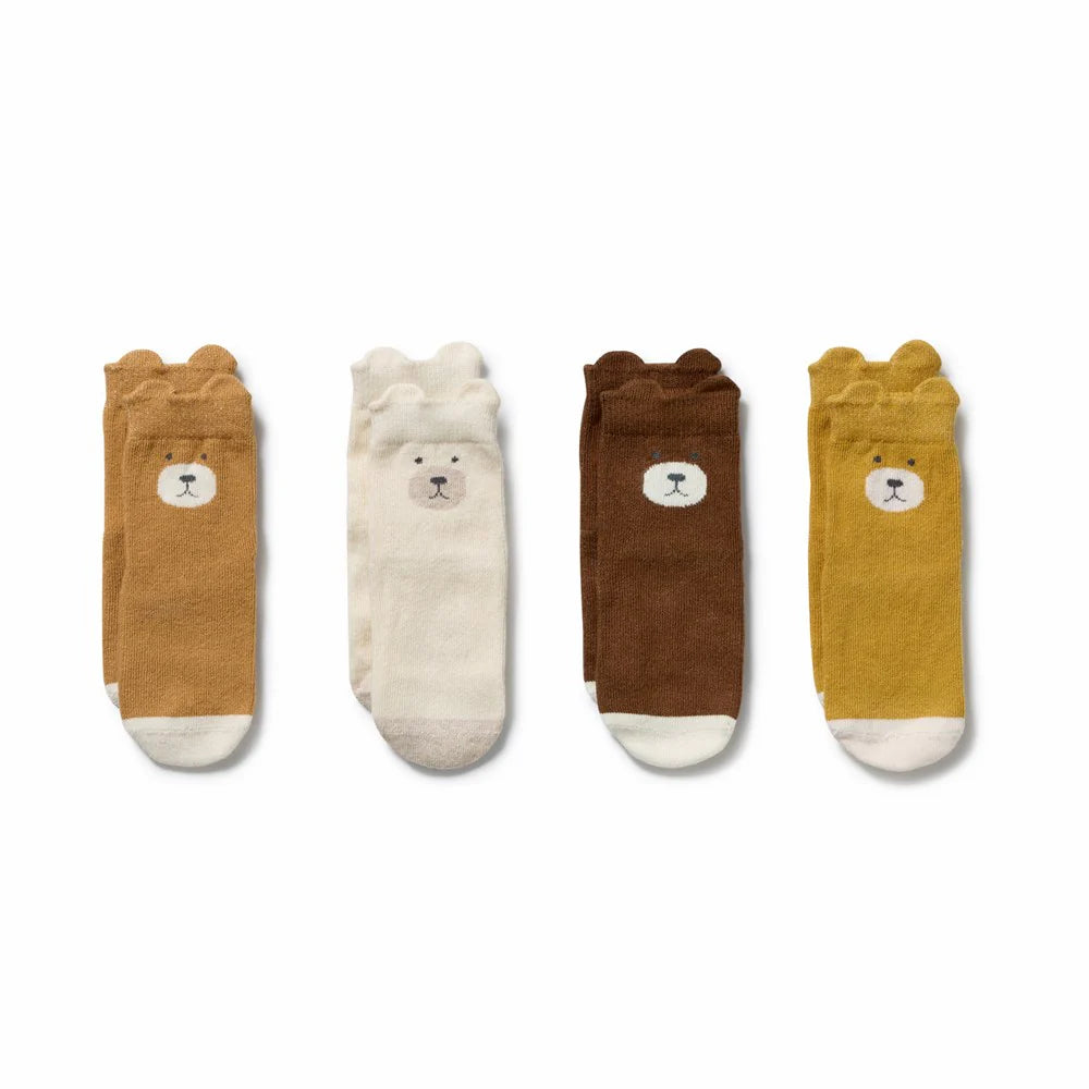 Wilson & Frenchy / Unisex Organic 4 Pack Baby Socks