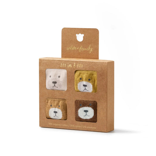 Wilson & Frenchy / Unisex Organic 4 Pack Baby Socks