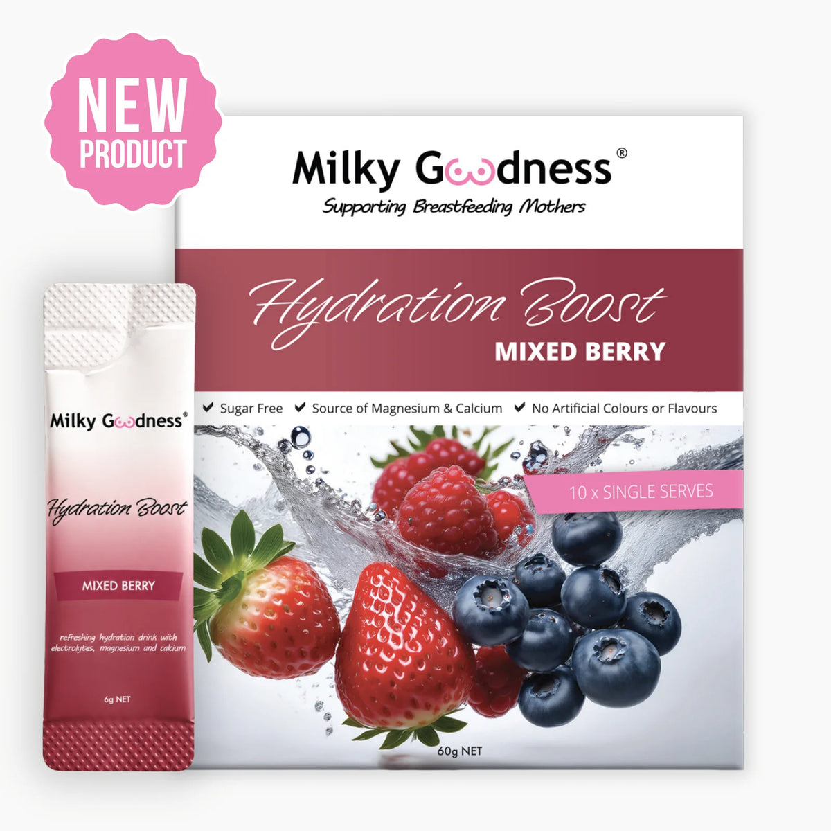 Milky Goodness / Hydration Boost - 10 Single Serves