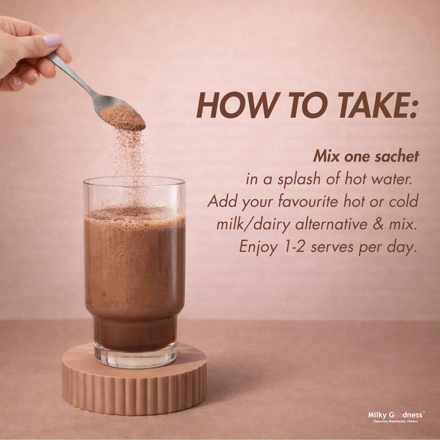 Milky Goodness / Chocolate Lactation Drink - 10 Single Serves