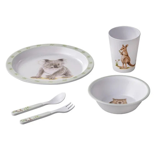 Ashdene / Bush Buddies 5 Piece Kids Dinner Set