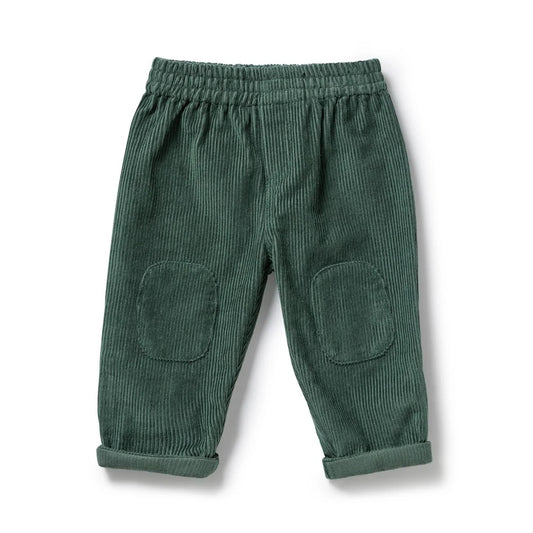 Wilson Frenchy / Moss Green Organic Cord Pant