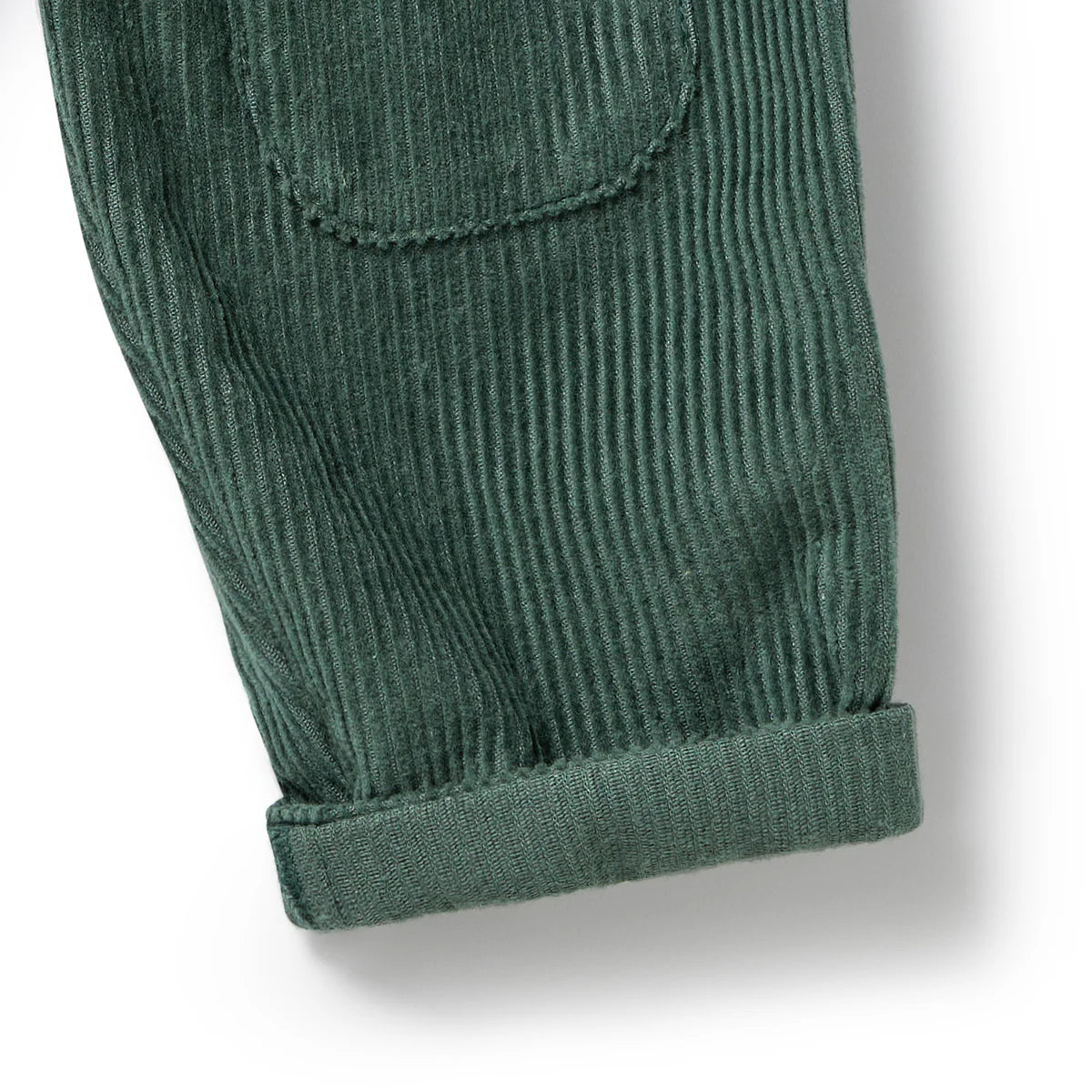 Wilson Frenchy / Moss Green Organic Cord Pant