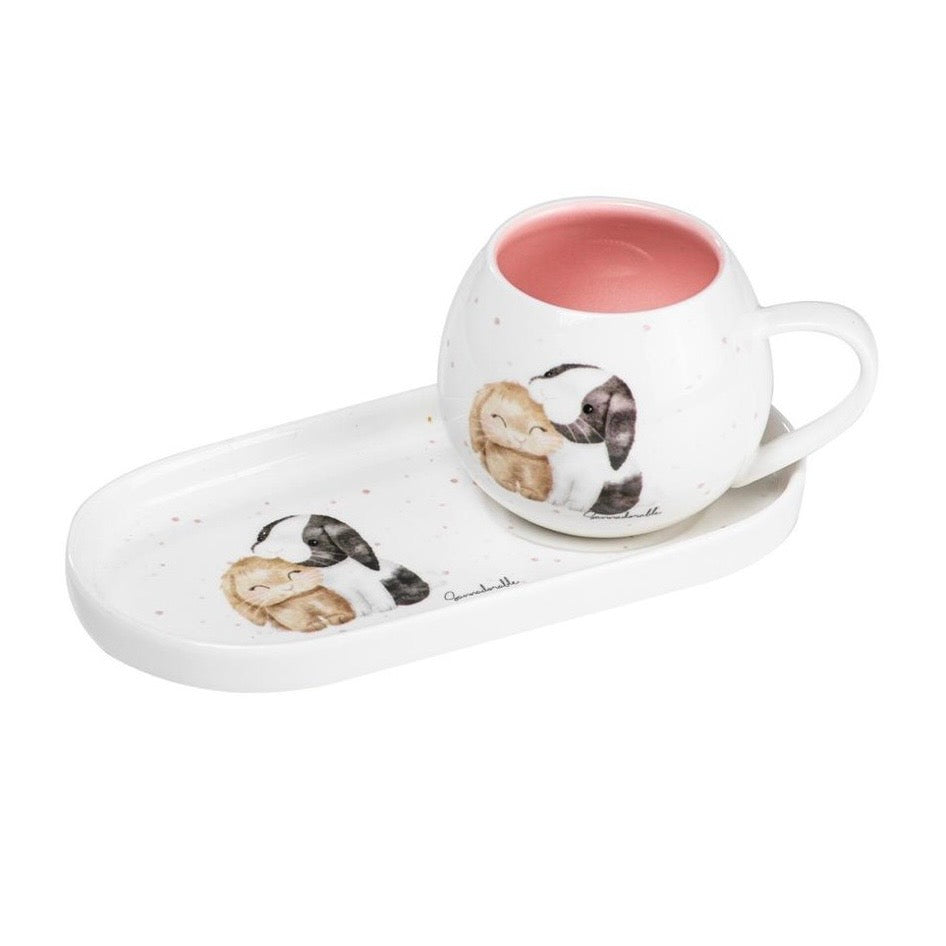 Ashdene / Little Darlings Bunnies Mini Mug & Plate Set