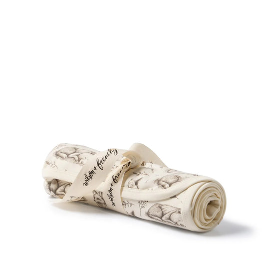 Wilson & Frenchy / Foxglove Forest Organic Bunny Rug