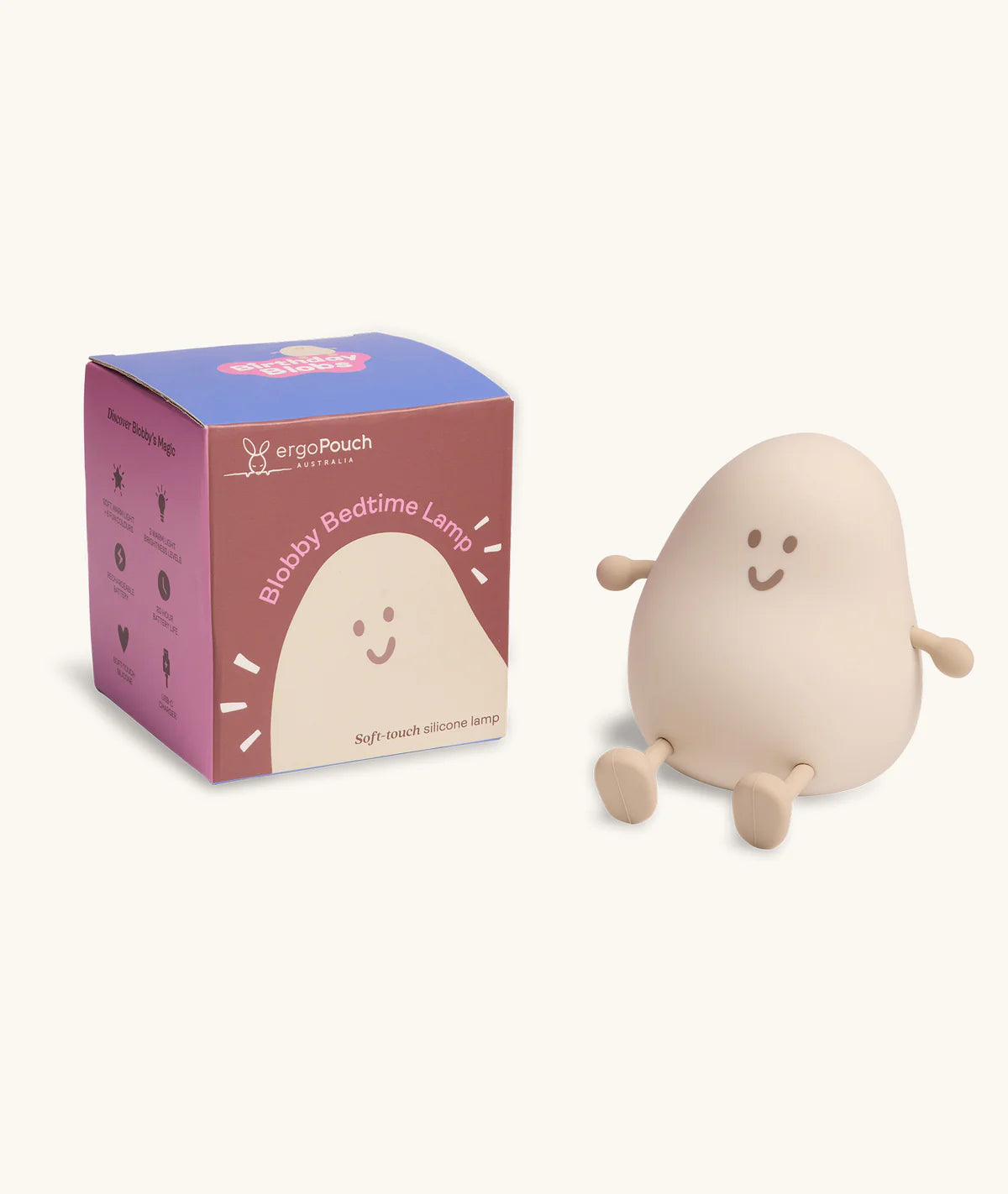 ergoPouch / Blobby Bedtime Lamp - Taupe
