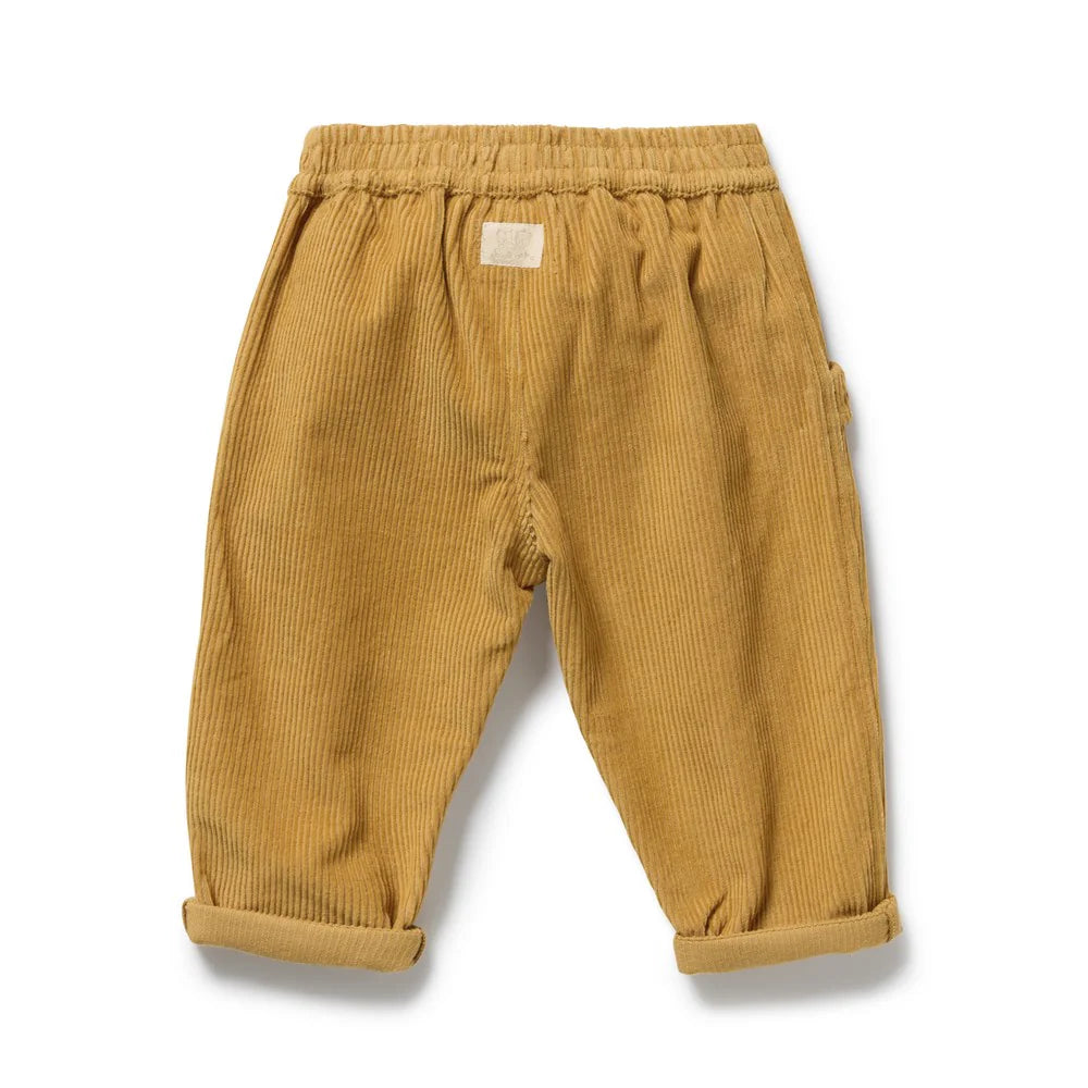 Wilson & Frenchy / Amber Glow Organic Cord Ruffle Pant