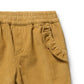 Wilson & Frenchy / Amber Glow Organic Cord Ruffle Pant