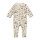 Wilson & Frenchy / Foxglove Forest Organic Zipsuit with Feet
