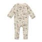 Wilson & Frenchy / Foxglove Forest Organic Zipsuit with Feet