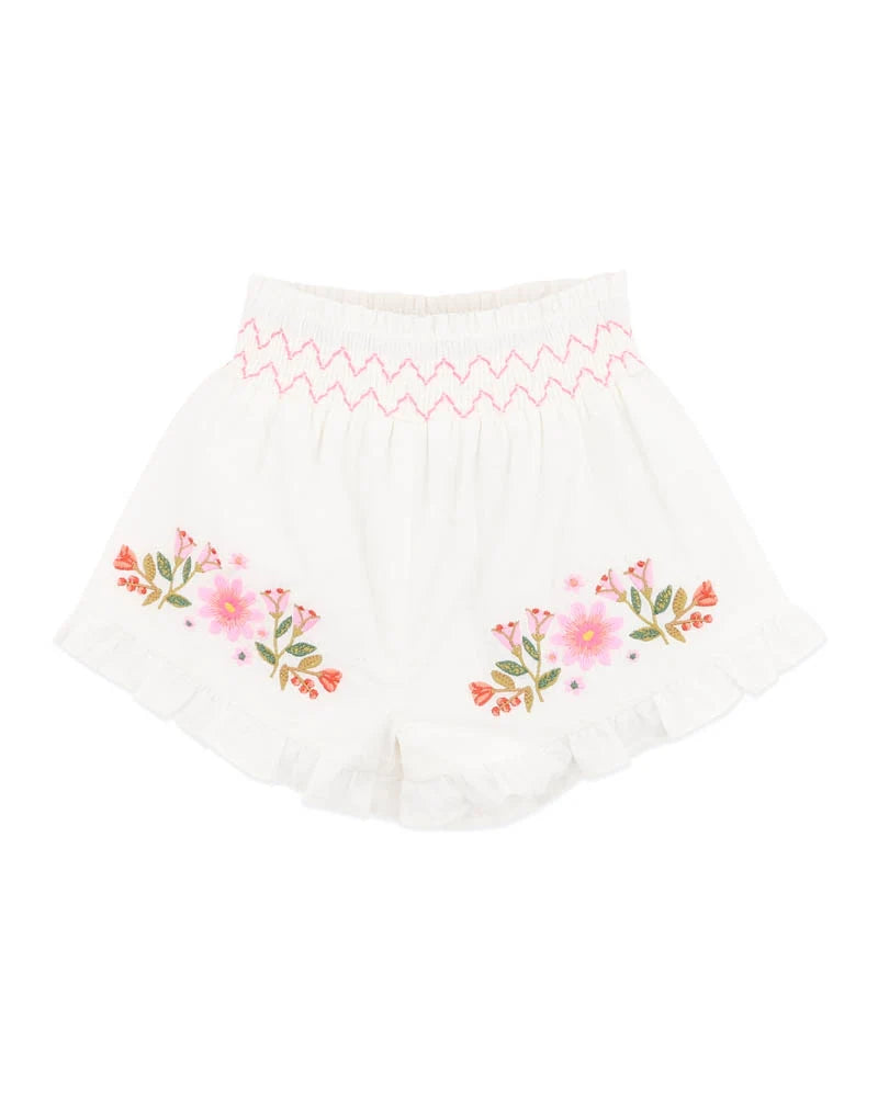 Fox & Finch / Paradiso Embroidered Shorts