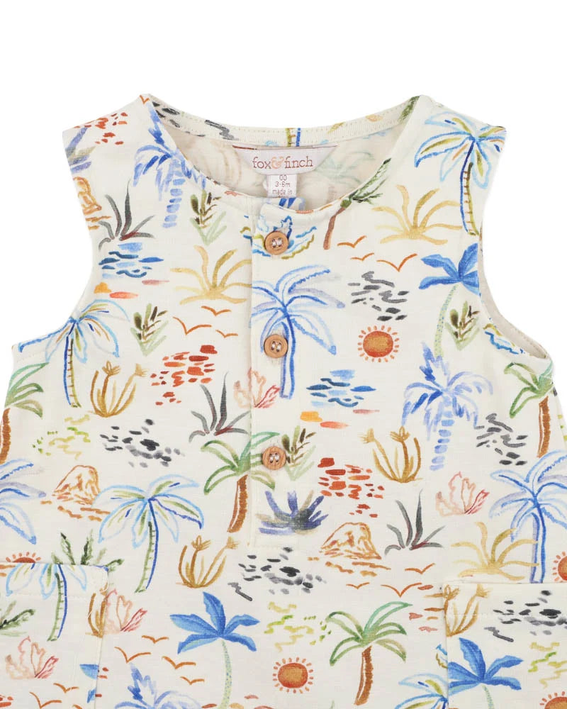Fox & Finch / Havana Organic Button Up Romper