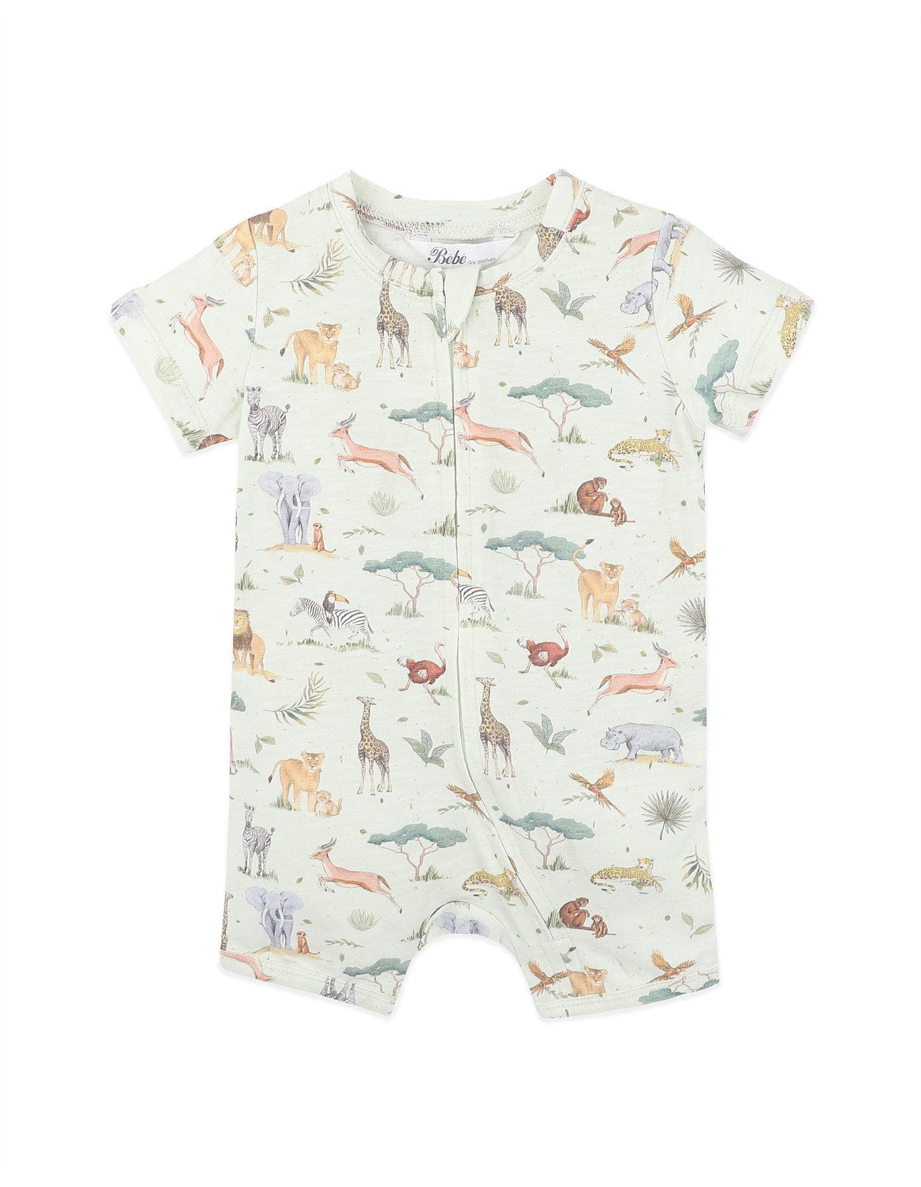 Bebe By Minihaha / Sway Organic SS Zip Romper