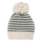 Bebe By Minihaha / Otto Stripe Organic Knitted Beanie