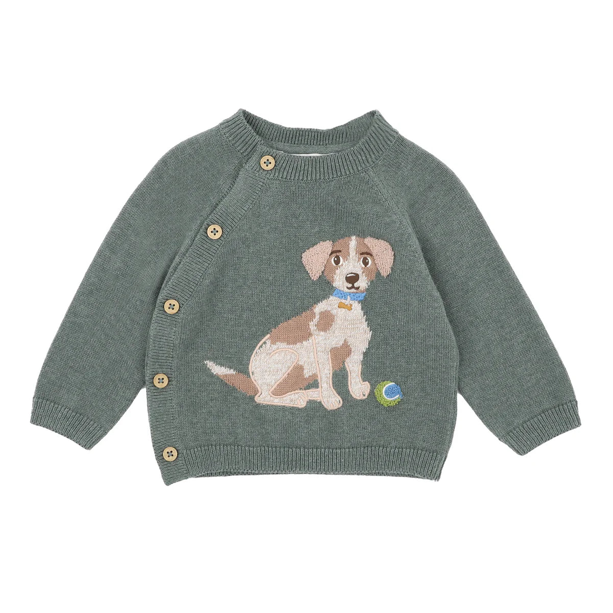 Bebe By Minihaha / Otto Proud Puppy Organic Knitted Jumper