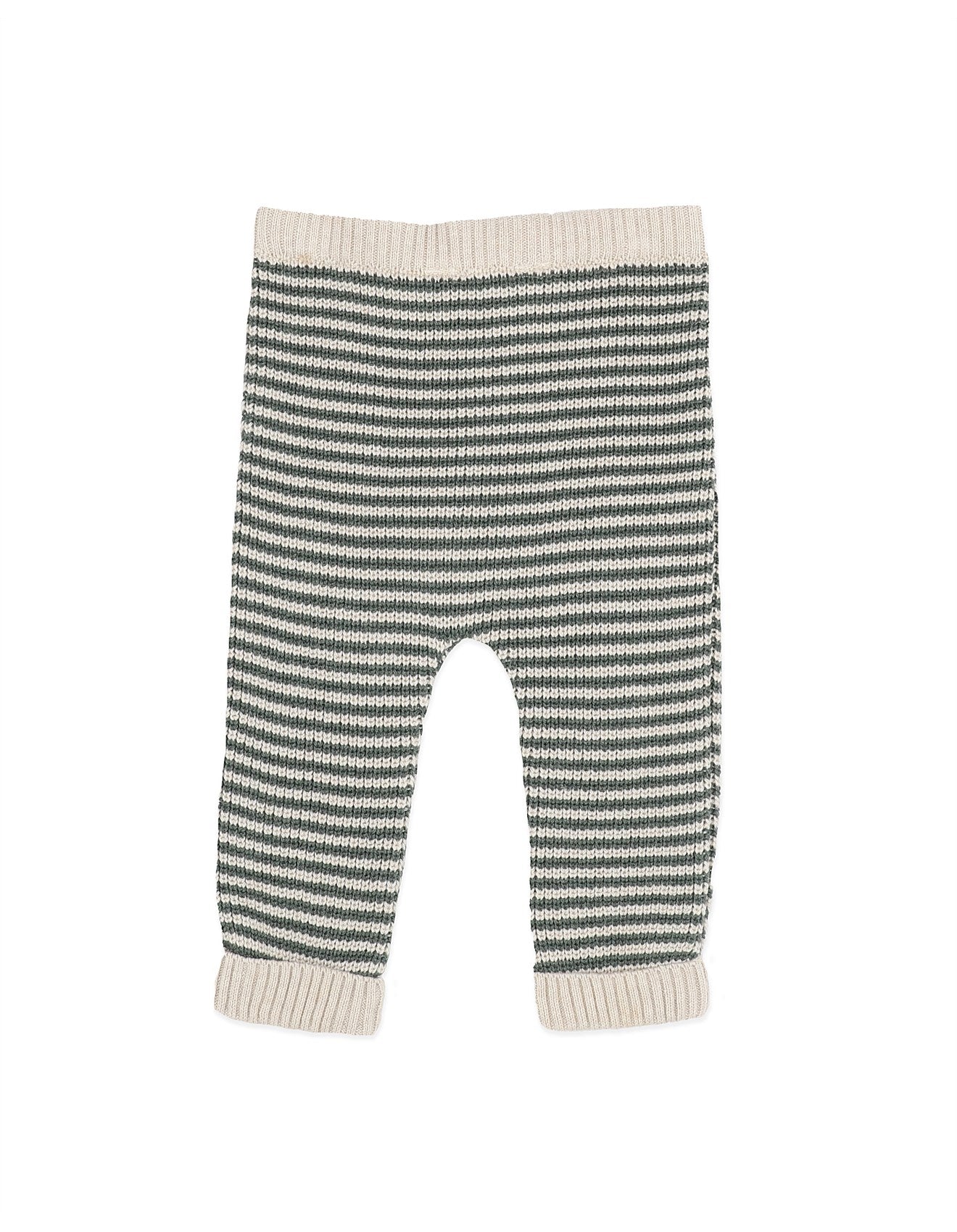 Bebe By Minihaha / Otto Stripe Organic Knitted Leggings