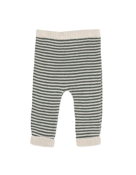 Bebe By Minihaha / Otto Stripe Organic Knitted Leggings