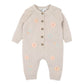 Bebe By Minihaha / Fern Hand Emb Organic Knit Romper